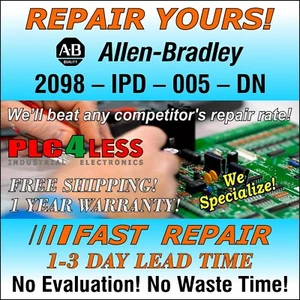 Allen Bradley 2098-IPD-005-DN | 9111-0065 | Servo Drive | Fast Repair Service! - Picture 1 of 5