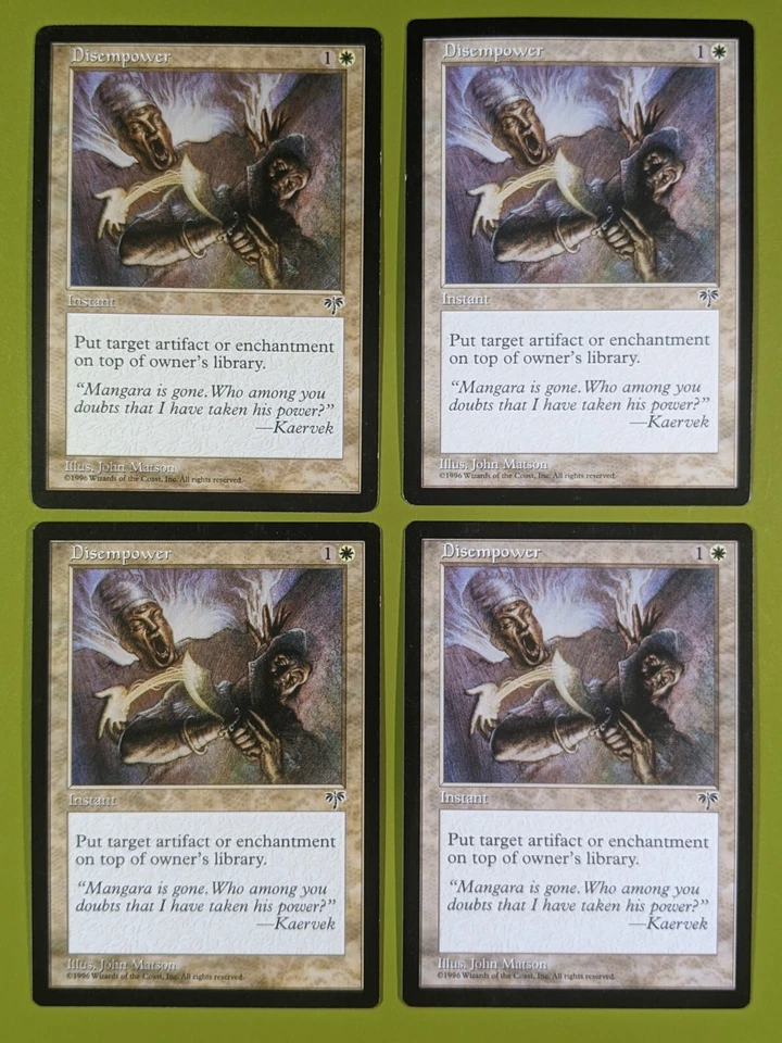 Disempower x4 Mirage 4x Playset Magic the Gathering MTG - Image 1 of 1