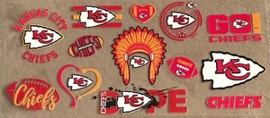 Kansas City Chiefs UV DTF Transfer Sticker Cup Wrap DIY Glasses Bottles Cups - Picture 1 of 1