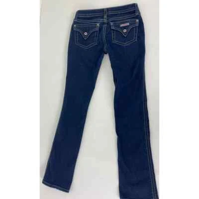 Jeans Hudson vintage tiro bajo Y2K corte H10441038 estilo 402SU azul recto EE. UU. 27 Foto 1 de 4