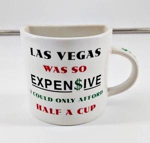 Sammlerstück Las Vegas Souvenir Halb Tasse Halbbecher - Bild 1 von 4