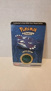 Nintendo Pokemon Sammlermünze Saphir Limited Edition 2003 Kyogre Game Boy - Bild 1 von 4