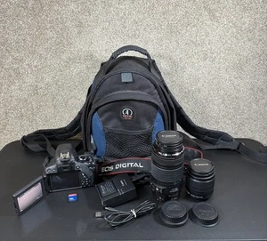 Canon EOS REBEL T4i Digital Camera Lot - 2 Lens, 2 Battery, Charger, Case TESTED - Picture 1 of 21