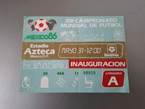 Mexico 1986 FIFA World Cup Inaugural Ticket  - Picture 1 of 2