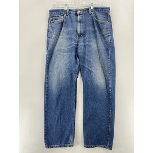 Pantalones de mezclilla Levi's 505 para hombre talla 36W X 29L azul ajuste regular cómodo - Imagen 1 de 10