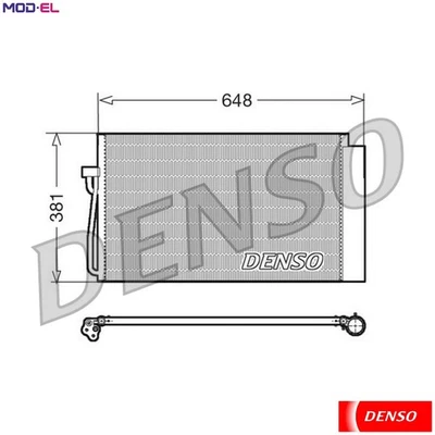 CONDENSER AIR CONDITIONING DCN05017 FOR BMW 6/E1/E0/Convertible/E4/E3/E5/E7 - Image 1 of 4
