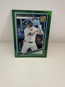 Chase DeLauter 2025 Donruss Rated Prospect #107 Green Foil /199 - Bild 1 von 1