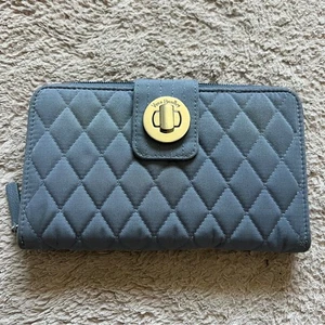 Vera Bradley Turnlock Quilted Wallet OS - Bild 1 von 8