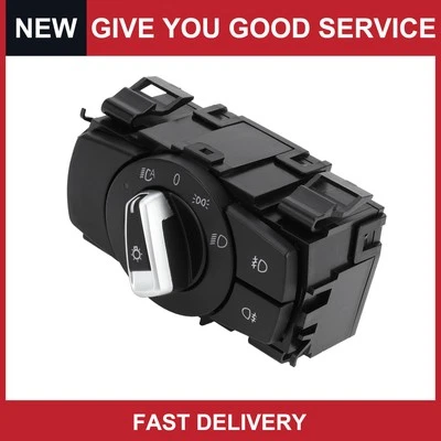 Interruptor Faro Nº61319169404 para BMW 325i 335i 08-11 Plástico Negro Foto 1 de 4