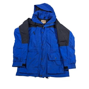 Chaqueta con Capucha Woolrich Original Outdoorwear Para Hombre Mediana Azul Cobalto Negra - Imagen 1 de 8