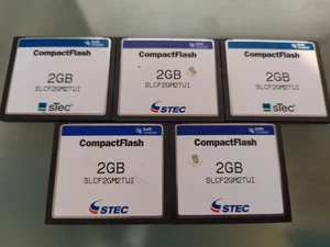 5 unidades de CF CARD STEC 2GB Industrial Grade Compact Flash Card - Imagen 1 de 2