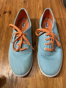Teal Aqua Canvas Ked's Low-Top Sneaker Damengröße 8,5 - Bild 1 von 5