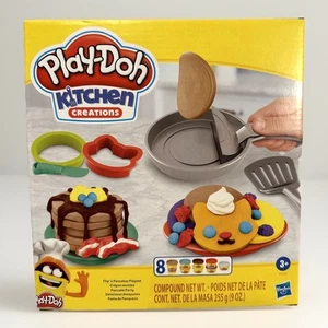 Play Doh Kitchen Creations Flip 'n Pancakes Spielset für Kinder neu und versiegelt - Bild 1 von 9