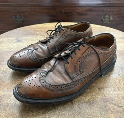 Zapatos de Vestir Oxford Dexter Marrón Pesado Punzonado Punta de Ala Zapatos de Vestir Zapatos para Hombres Talla 12 D Foto 1 de 4