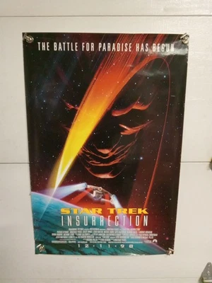 PÓSTER DE PELÍCULA STAR TREK INSURRECTION (1998) Original DS 27x40 Patrick Stewart Foto 1 de 4