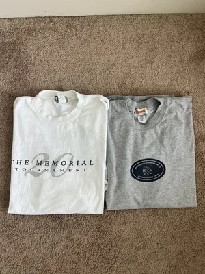 2 camisetas de golf de colección Memorial Tournament para hombre XL/2XL Muirfield Village años 90 Jack Foto 1 de 4