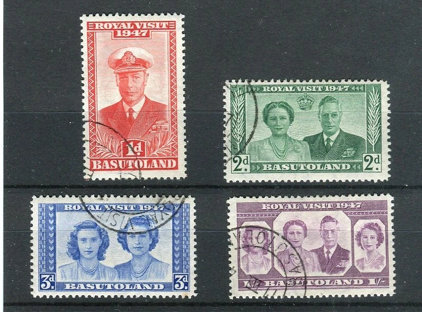 Basutoland KGVI 1947 Royal Visit Omnibus выпуск б/у - Изображение 1 из 1