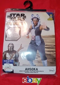 Star Wars The Mandalorian Ahsoka Tano Adult Women Jazwares Costume SZ M 8-10 NEW - Picture 1 of 5