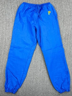 Pantalones Pro Player Para Hombre Grandes Azul Cortavientos Forrados Cremallera Tobillo Joggers Foto 1 de 4
