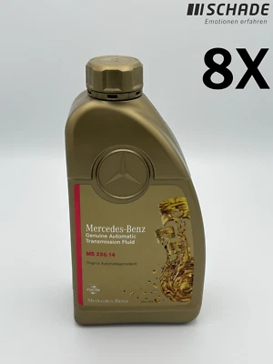 8 x 1 litro olio cambio automatico ORIGINALE MERCEDES-BENZ MB 236.14 0009894304