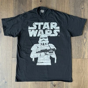 Star Wars Mummy Storm Trooper Halloween Black Tshirt Adult L - Picture 1 of 6