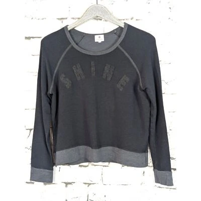 Pullover Tejido Gráfico "Shine" Suave Acogedor Comodidad Negro Gris Mediano 8/10 Foto 1 de 4