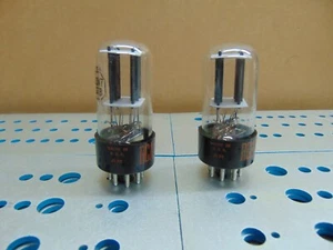 Par de tubos de vacío RCA 6SN7GTB muy fuertes emparejados - Imagen 1 de 5