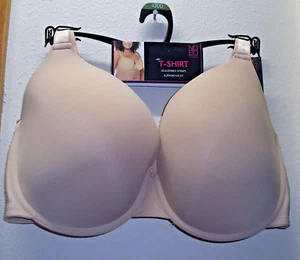 No Boundaries T Shirt Bra Size 42 DD Beige Adjustable Straps NWT - Picture 1 of 2