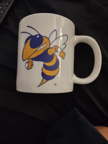 Large Georgia Tech With Yellow Jacket coffee mug NCAA Cover