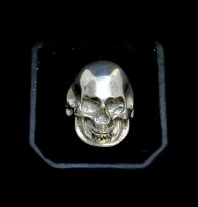STERLING SILVER SKULL RING #15G400034 - Picture 1 of 2