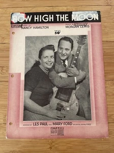 Partituras de colección - How High the Moon - 1940 Nancy Hamilton & Morgan Lewis - Imagen 1 de 7