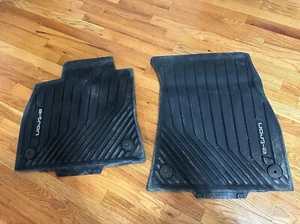 AUDI E-TRON FRONT LEFT & RIGHT FLOOR ALL WEATHER COVER MAT OEM 2019 - 2023 -SET- - Bild 1 von 3