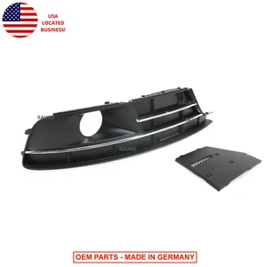 for 2016- 18 A7 base front bumper RH side grille bezel insert with radar 2pc OEM - Picture 1 of 9