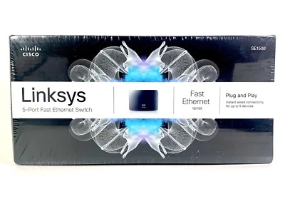 Cisco Linksys Switch SE1500 5-Port Fast Ethernet Switch - Image 1 of 4