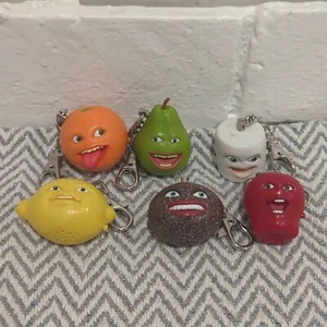 Annoying Orange: Talking Fruit Keyrings Lot of 6 - Picture 1 of 13
