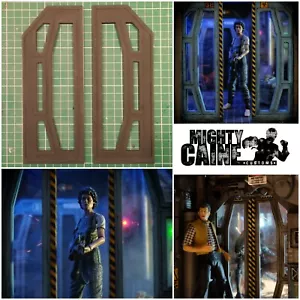 Unpainted door set for dioramas. Neca, Marvel Legends, Mezco, Black Series - Picture 1 of 6