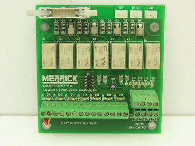 Merrick M21882-1 PCB Control Relay Output Printed Circuit Board Rev 0 - Image 1 of 4