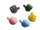 Cable Wire Organizers Thumbs Up Colorful Wall Hooks Self Adhesive Silicone Clips