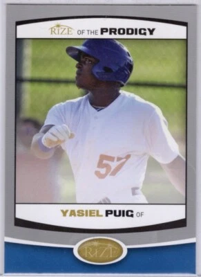 Leaf Rize Draft of the Prodigy 2012 Yasiel Puig #PRO-15 Foto 1 de 2