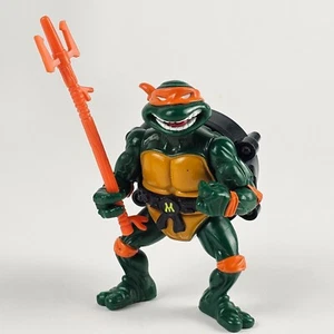 Talking Mike Vintage TMNT Teenage Mutant Ninja Turtles Figure 1991 Michelangelo - Bild 1 von 6