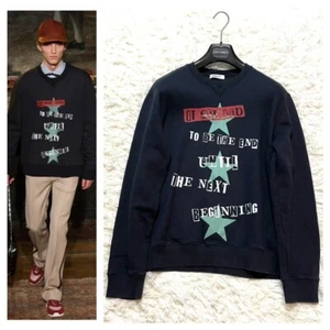 Genuine Runway Valentino 3 Star Sweatshirt Sweatshirt S Dark Blue multicolor - Picture 1 of 8