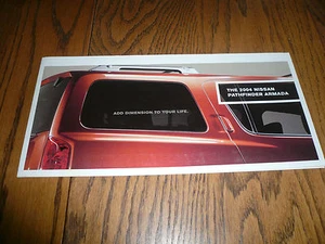 Nissan Pathfinder Armada 2004 folleto de ventas - vintage - Imagen 1 de 3