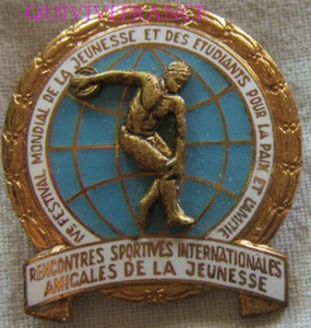 BG12922 - INSIGNE 4e FESTIVAL MONDIAL DE LA JEUNESSE & ETUDIANTS 1953 BUCAREST - Picture 1 of 2