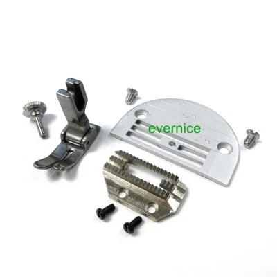 Placa de aguja de alta resistencia, perro de alimentación, pie para JUKI DDL-5550 BROTHER CONSEW CANTANTE ++ Foto 1 de 2