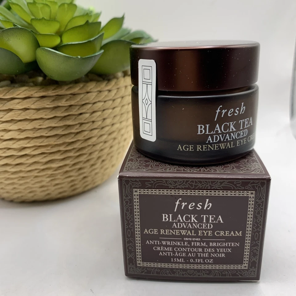 fresh Black Tea Age Renewal Eye Cream Anti-Wrinkle, Firm, Brighten 15ml/.5oz NEW - Image 1 of 3