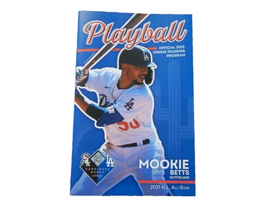 LOS ANGELES DODGERS MLB 2022 PLAY BALL OFFICIAL SPRING TRAINING GAME PROGRAM  - Image 1 of 4