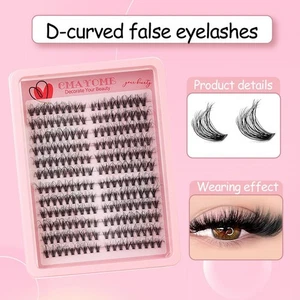 New Fluffy Thick Eyelash Clusters,Curl Wispy Mix Eyelash Extension False Ey GX - Picture 1 of 26