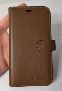 Coque folio cuir Coach pour iPhone 11 - Photo 1 sur 6