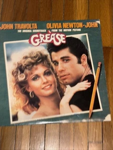 GREASE SOUNDTRACK 2LP VINYL ALBUM 1978 RSO 2-4002 JOHN TRAVOLTA OLIVIA NEWTON - Picture 1 of 13
