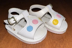 Vintage Strap Sandals 1980’s Infant Size 2 *Excellent Condition* - Picture 1 of 3